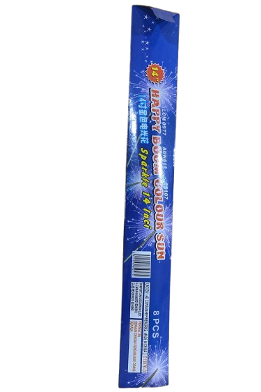 14 Inch Happy Boom Colour Sun Sparklers