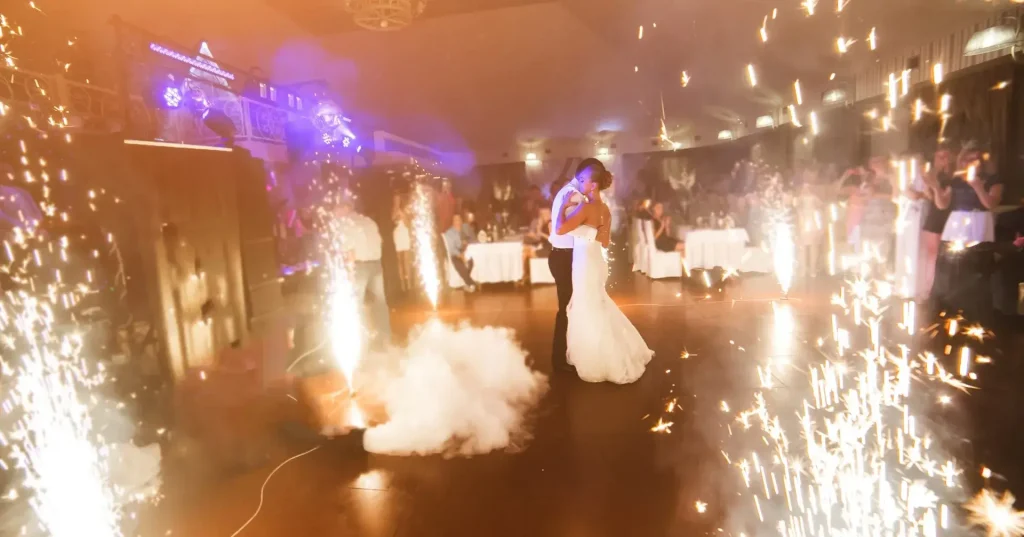 wedding fireworks in Kenya 