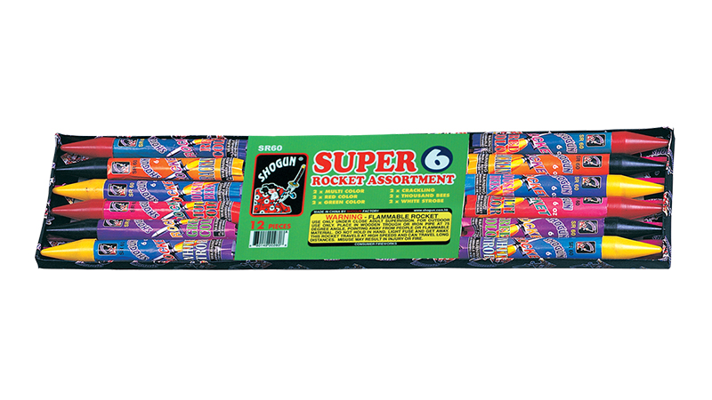 Super 6 Rocket Assortment