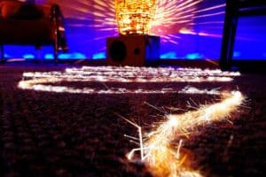 Indoor Fireworks for Weddings and Luxury Dinners in Kenya